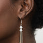 Sparkle Stream - White earrings