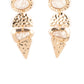 Earthy Extravagance - Gold earrings