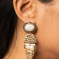 Earthy Extravagance - Gold earrings