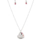 Happily Heartwarming - Pink necklace