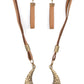 Majorly Moonstruck  brass-  necklace