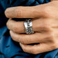 Scintillating Smolder - Silver ring