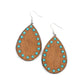 Rustic Refuge - Blue earrings