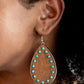 Rustic Refuge - Blue earrings