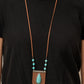 Enchantingly Tribal - Blue necklace