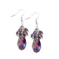 Well Versed in Sparkle - Purple Earrings