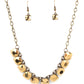 Radiance Squared - Brass Necklace
