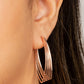 Industrial Illusion - Rose Gold earrings
