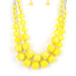 Summer Excursion yellow fashion fix necklace