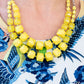 Summer Excursion yellow fashion fix necklace