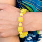 Trendsetting Tourist - Yellow fashion fix bracelet