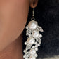 The Party Has Arrived - White earrings  LOP july 22'