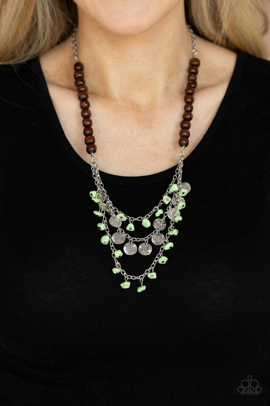 Plains Paradise - Green necklace