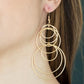 I Feel Dizzy - Gold  earrings