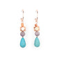 Boulevard Stroll - Copper earrings