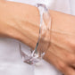 Clear-Cut Couture - White bracelet fashion fix