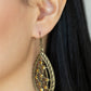 Industrial Incandescence - Brass earrings