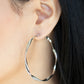 Radiantly Warped - Silver earrings