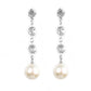 Yacht Scene - White earrings