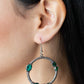 Glamorous Garland - Green earrings
