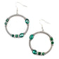 Glamorous Garland - Green earrings