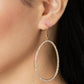 OVAL-ruled! - Gold earrings