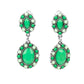 Positively Pampered - Green earrings