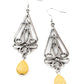 Transcendent Trendsetter - Yellow earrings