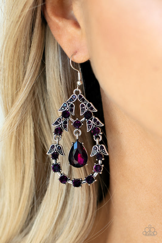 Garden Decorum - Purple earring