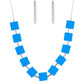 Hello, Material Girl - Blue necklace