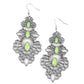 Flamboyant Frills - Green earrings