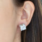 Times Square Timeless - White earrings