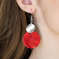 Opulently Oasis - Red earrings