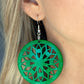 Ocean Canopy - Green earrings