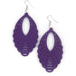 Tahiti Tankini - Purple earrings