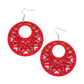 Tropical Reef - Red earrings