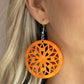 Ocean Canopy - Orange earrings