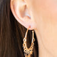 Happy Independence Day - Gold earrings