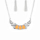 Heavenly Happenstance - Orange necklace
