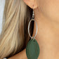 Leafy Laguna - Green earrings