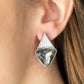Risky Razzle - Silver earrings