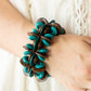 Caribbean Canopy - Blue bracelet