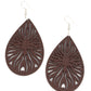 Incantaciones soleadas - Pendientes marrones