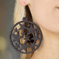 Cosmic Paradise - Brown earrings