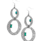 OVAL and OVAL Again - Green earrings