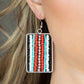 Beadwork Wonder - Red earrings