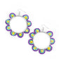 Groovy Gardens - Yellow earrings