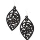 Coral Garden - Black earrings