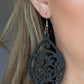 Coral Garden - Black earrings