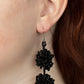 Celestial Collision - Black earrings